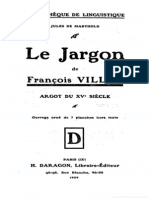 De Marthold - Le Jargon de Francois Villon