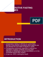 Pre-operative Fasting Guidelines