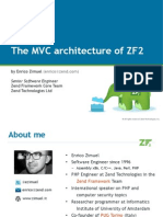 MVC Architecture ZF2