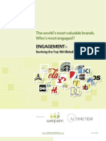 Engagementdb Report 2009 - The most engaged brands on the web