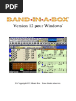 Band in A Box v12 Manuel Utilisateur Francais