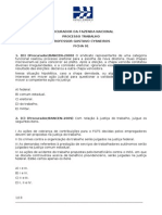 Questões P. Trabalho - ficha 1