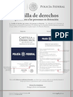 Cartilla de Derechos de Los Detenidos