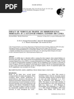 Download Impact of vehicular traffic on Herpetofaunal mortality Sri Lanka  by DMS Suranjan Karunarathna SN193694202 doc pdf
