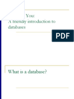 SQL and You: A Friendly Introduction To Databases