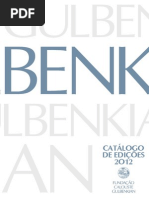 CATÁLOGO LIVROS OBRAS FUNDAÇÃO GULBENKIAN
