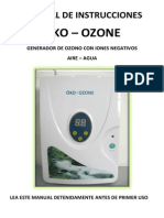 Manual Oko Ozono Hogar