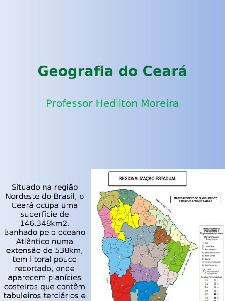 História do ceará - 9º ano - eeif. silvestre de mesquita worksheet