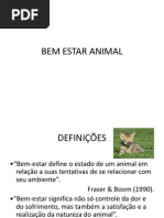 Bem Estar Animal