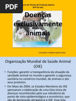 2- Doenças exclusivamente animais