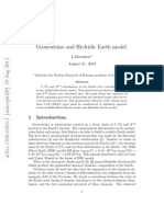Geoneutrino and Hydridic Earth Model