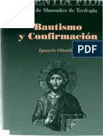 Bautismo y Confirmación, Ignacio Oñatibia. BAC, 2000