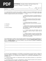 Prova Mensal - 5Serie - 2bim - Janete