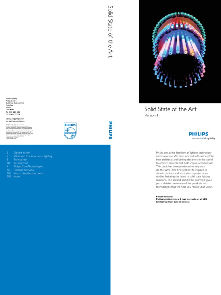 Philips LED Catalogue PDF Light Emitting Diode Light