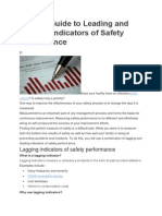 A Short Guide To Leading and Lagging Indicators of Safety Performance