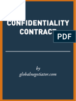 CONFIDENTIALITY CONTRACT TEMPLATE