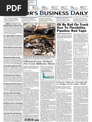 I BD 20130709 | PDF | Patient Protection And Affordable Care