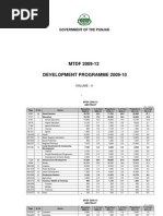 Download MTDF 2009-12 DEVELOPMENT PROGRAMME 2009-10 2009-10  Punjab V-II by Ahmad Mahmood Chaudhary SN19378658 doc pdf