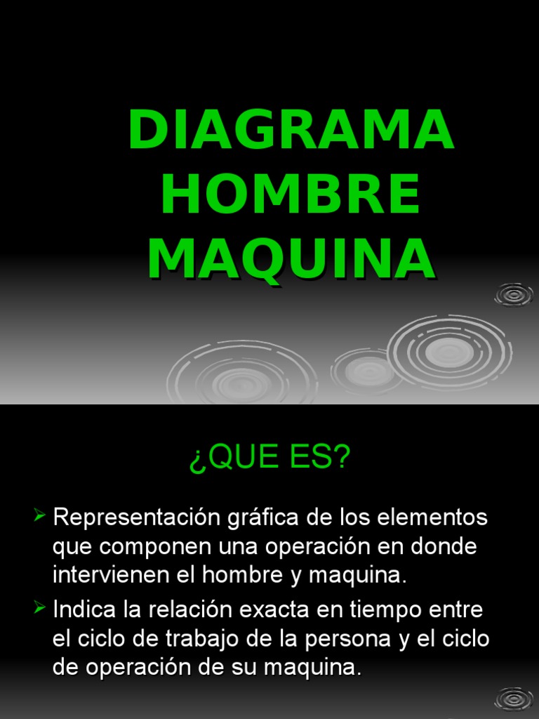 Diagrama Hombre Maquina | PDF | Perforar | Informática y tecnología de ...
