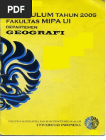 Download panduan akademik geografi ui by geografi2007 SN19379014 doc pdf