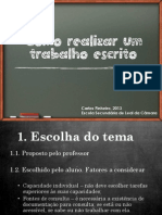 Como Fazer Trabalho Escrito