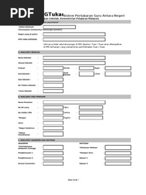 Borang Manual Egtukar Secara Offline Pdf