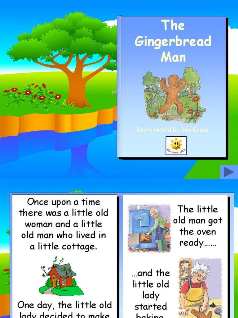 Gingerbread Man Story Book | PDF | Gingerbread | Violence