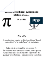 Pi e Phi na natureza