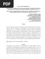 Impacto da vitimização e da qualidade das atividades policiais na sensação de segurança por análise de variância (ANOVA)