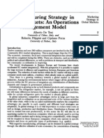 Lectura No. 1 Operaciones y Mercado Global