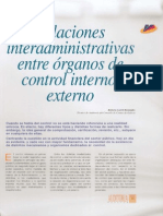 CARRIL BERMÚDEZ, Roberto. Relaciones Interadministrativistas Entre Control Externo e Interno