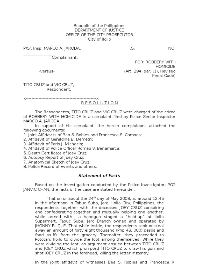 Sample of Resolution PDF Self Defense Aggression