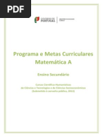 Programa e Metas Curriculares de Matematica a 20131104 205114
