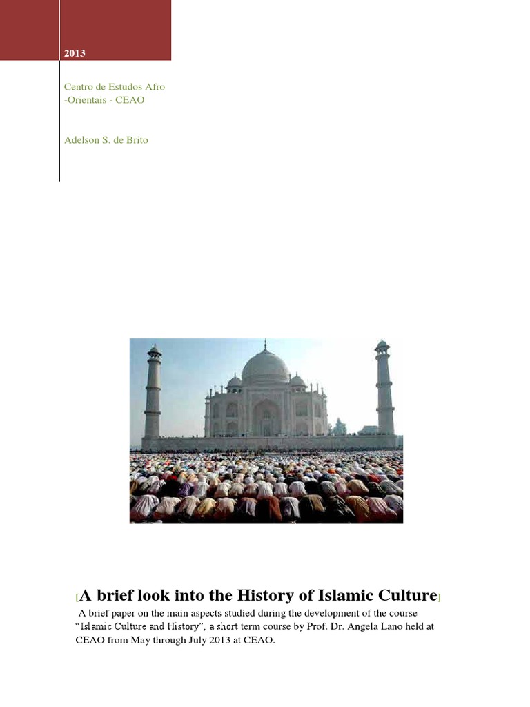 A Brief Look Into The History of Islamic Culture | PDF | Ali | Shia Islam