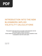 Bloomberg Implied Volatility Method 2008 New