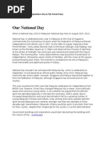 Download Celebration of the Independence Day in My School Essay by Ahmad Hafizan SN193832719 doc pdf