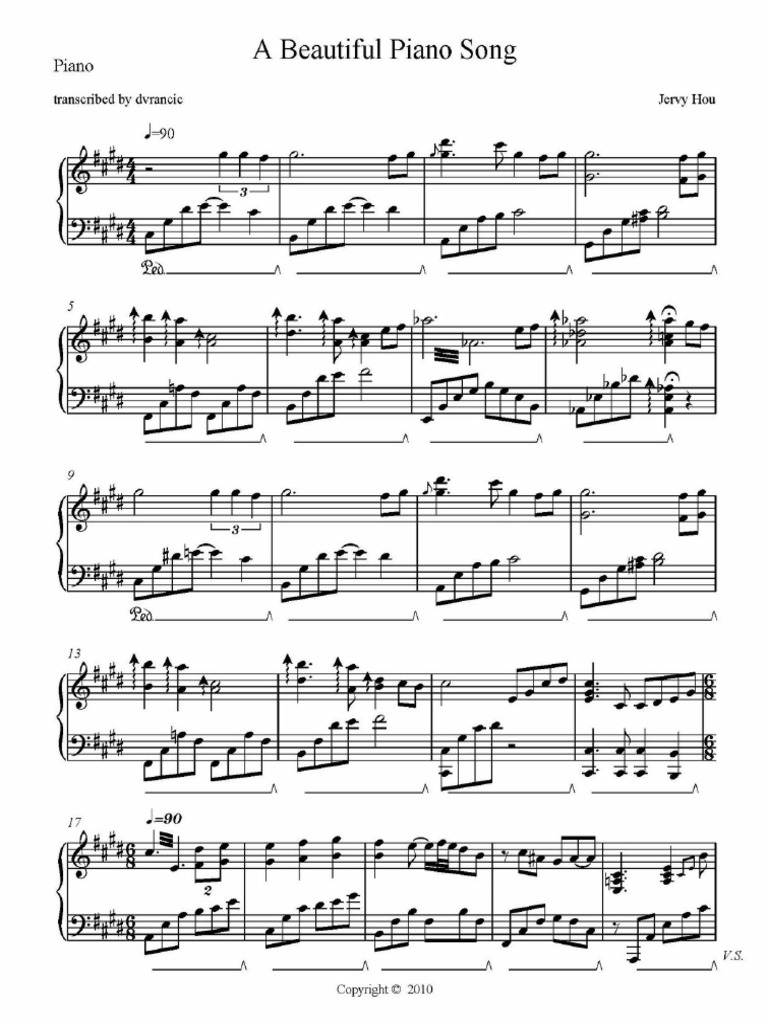 A Breathtaking Piano Piece Jervy Hou Notes