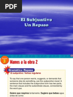 Repaso Del Subjuntivo