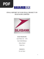 Final Pom Project Report On Silk Bank by Titanic Group