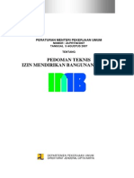 Peraturan Menteri Tentang Pedoman Teknis IMB