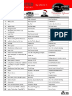 Tracklist 25.12.2013 - Miami SDL - Weihnachtsspecial
