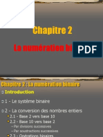 Chapitre 2 - La Numération Binaire