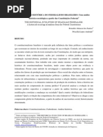 A EVOLUÇÃO HISTÓRICA DO FEDERALISMO BRASILEIRO- UMA ANÁLISE HISTÓRICO-SOCIOLÓGICA A PARTIR DAS CONSTITUIÇÕES FEDERAIS