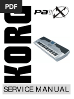 Download Korg Pa1X Service Manual by dougcobb SN193890310 doc pdf