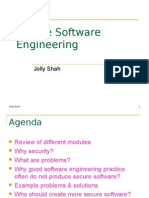 Secure Software Engineering: Jolly Shah