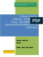 EL MAR MEDITERRÁNEO EN LA HISTORIA 2013