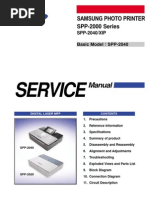 Samsung SPP 2000 and SPP 2040 XIP Service Manual