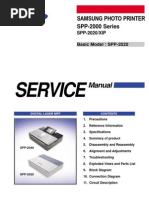 Samsung SPP 2000 and SPP 2020 XIP Service Manual