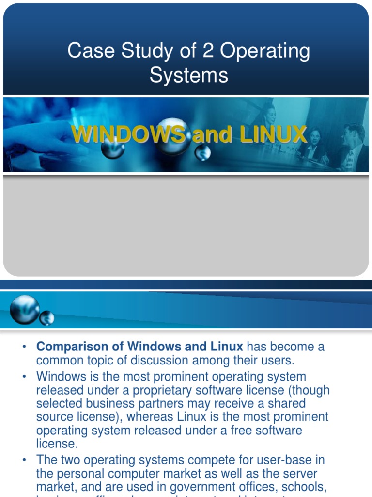 Windows vs. Linux: A Case Study | PDF
