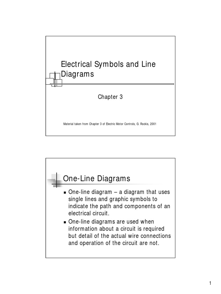 Electrical Symbols and Line Diagrams | PDF | Switch | Relay
